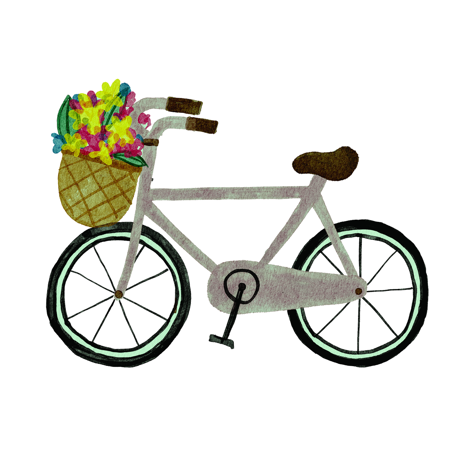 A Transparent Drawn Bike